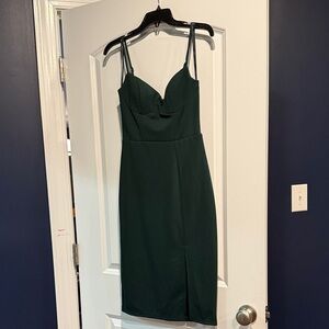 B Darlin Emerald Green Mini Dress